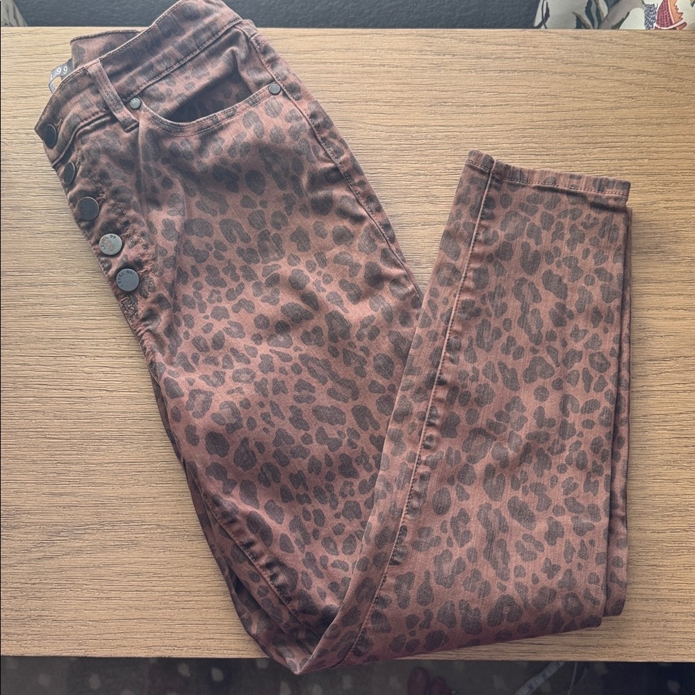LEVEL 99 animal print jeans, sz30